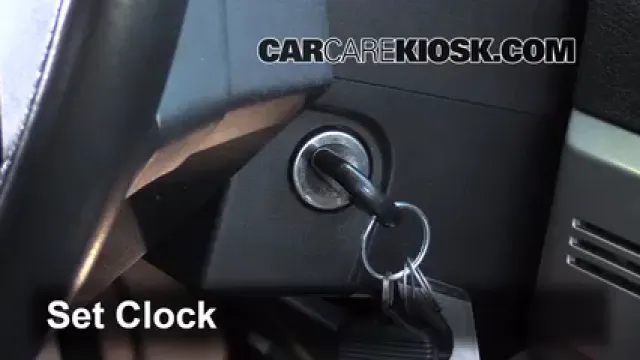 2010 Ford F-150 SVT Raptor 6.2L V8 Horloge Régler l'horloge